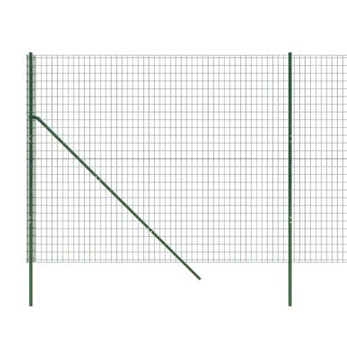 Trådhegn 2x25 m galvaniseret stål grøn