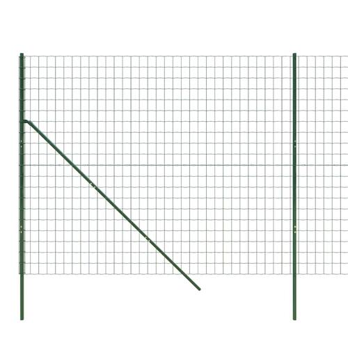 Trådhegn 2x25 m galvaniseret stål grøn