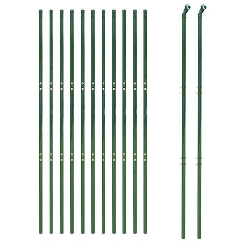 Trådhegn 1,8x25 m galvaniseret stål grøn
