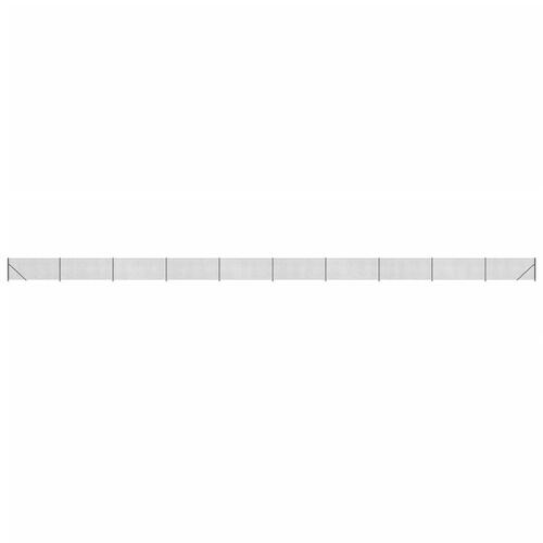 Trådhegn med flange 1x25 m antracitgrå