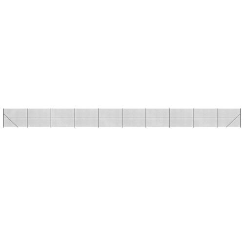 Trådhegn med flange 1,4x25 m antracitgrå