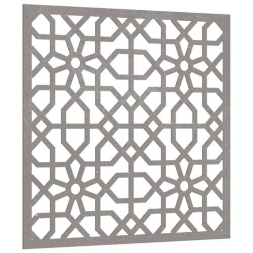 Udendørs vægdekoration 55x55 cm maurisk design cortenstål