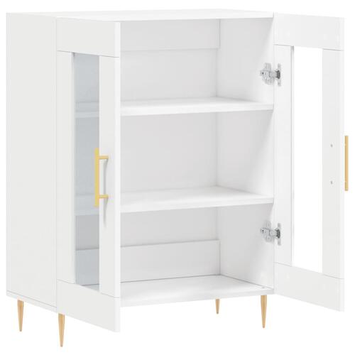 Skænk 69,5x34x90 cm konstrueret træ hvid