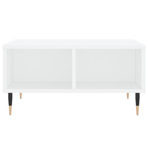 Sofabord 60x60x30 cm konstrueret træ hvid