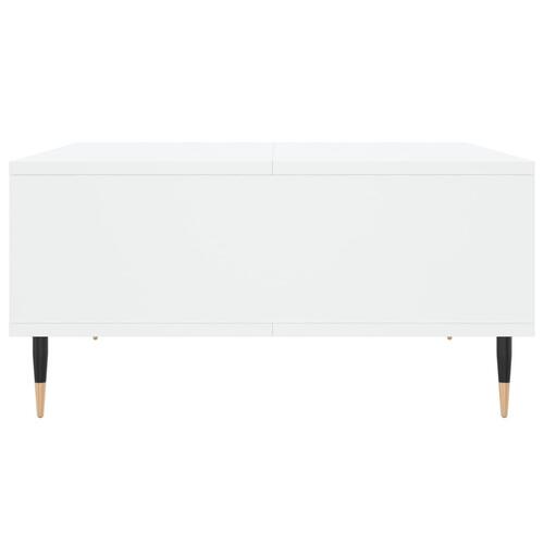 Sofabord 60x60x30 cm konstrueret træ hvid