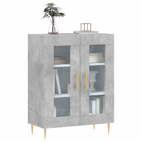 Skænk 69,5x34x90 cm konstrueret træ betongrå