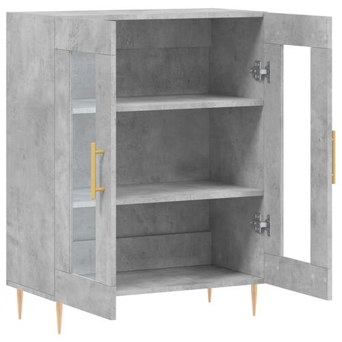 Skænk 69,5x34x90 cm konstrueret træ betongrå