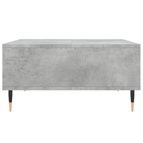 Sofabord 60x60x30 cm konstrueret træ betongrå