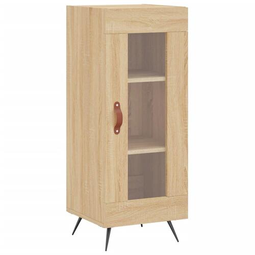 Skænk 34,5x34x90 cm konstrueret træ sonoma-eg