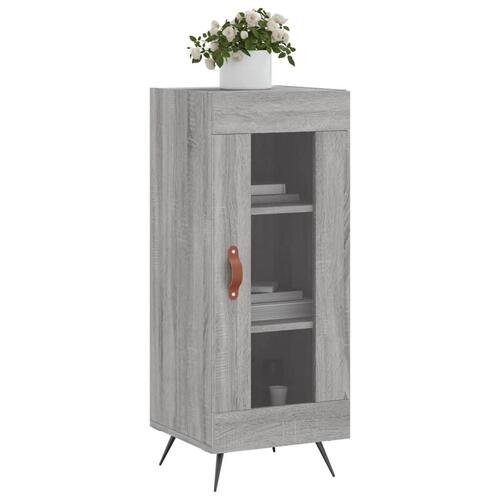 Skænk 34,5x34x90 cm konstrueret træ grå sonoma-eg