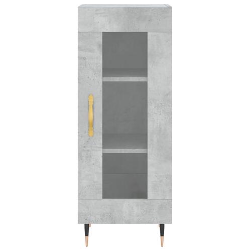 Skænk 34,5x34x90 cm konstrueret træ betongrå