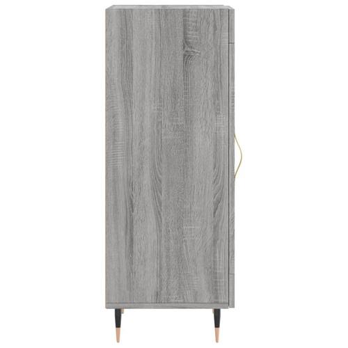Skænk 34,5x34x90 cm konstrueret træ grå sonoma-eg