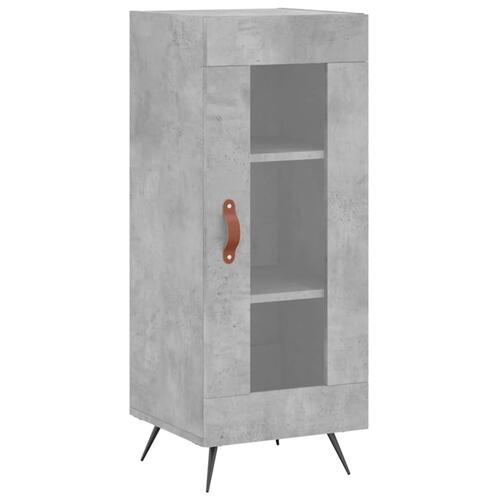 Skænk 34,5x34x90 cm konstrueret træ betongrå