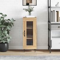 Skænk 34,5x34x90 cm konstrueret træ sonoma-eg