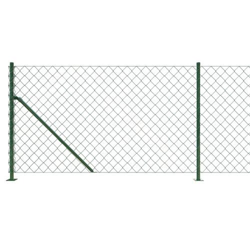 Trådhegn med flange 0,8x10 m grøn