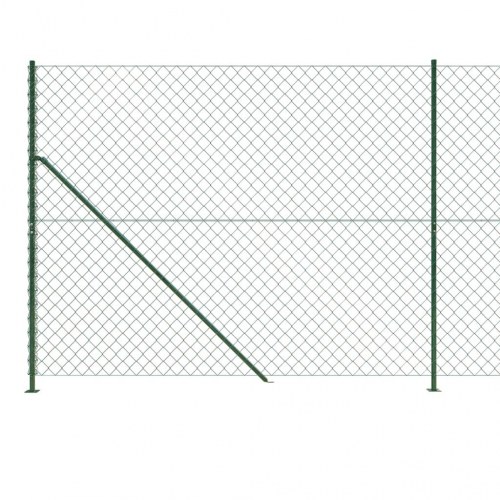 Trådhegn med flange 2x10 m grøn