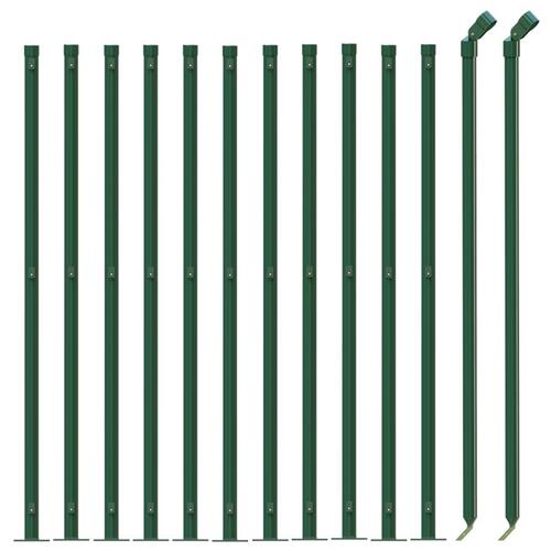 Trådhegn med flange 0,8x25 m grøn