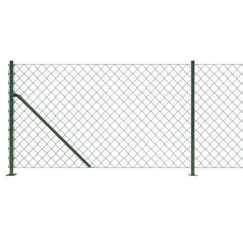 Trådhegn med flange 0,8x25 m grøn
