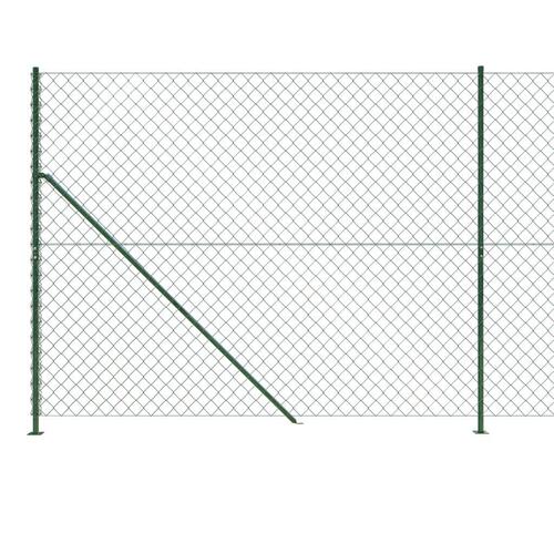 Trådhegn med flange 1,6x10 m grøn