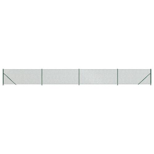 Trådhegn med flange 1,1x10 m grøn