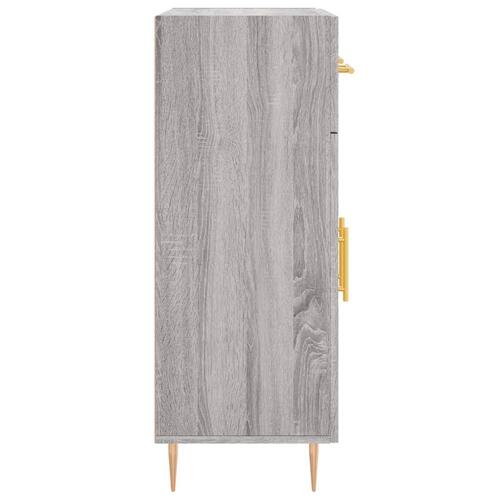 Skænk 69,5x34x90 cm konstrueret træ grå sonoma-eg
