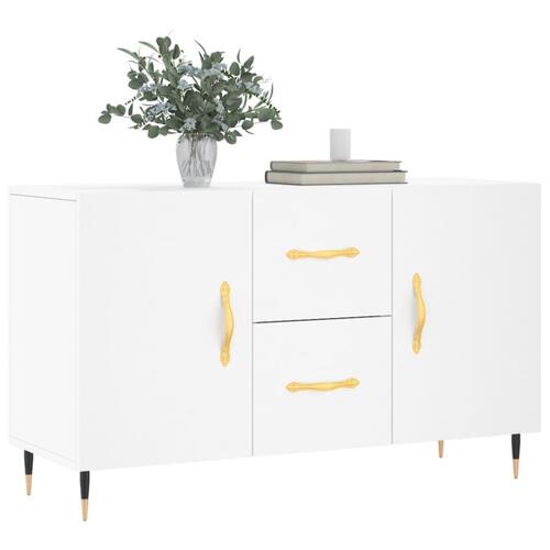 Skænk 100x36x60 cm konstrueret træ hvid