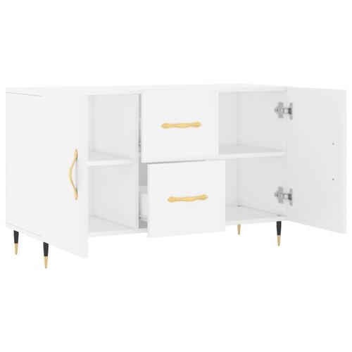 Skænk 100x36x60 cm konstrueret træ hvid