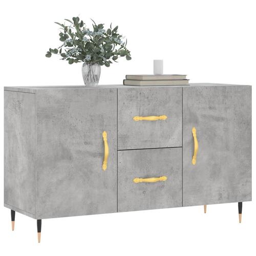 Skænk 100x36x60 cm konstrueret træ betongrå