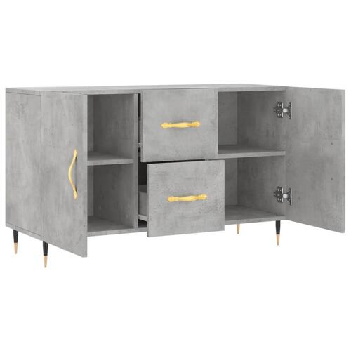 Skænk 100x36x60 cm konstrueret træ betongrå