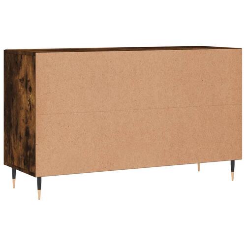 Skænk 100x36x60 cm konstrueret træ røget egetræsfarve