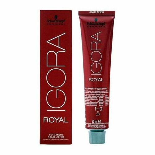 Permanent Farve Igora Royal Schwarzkopf Igora Royal 1-0 Nº 1-0 Nº 9.0-rubio muy claro Nº 8.0-rubio claro 60 ml