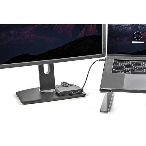 Docking-station Startech TB3DKM2DPL 4K Ultra HD Grå