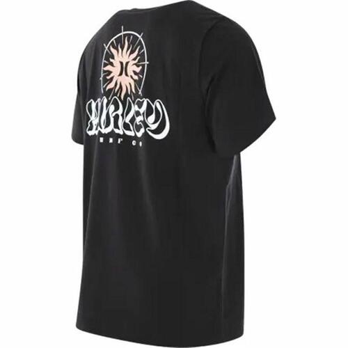 T-shirt Hurley Evd Exp Sun Is Shinning Sort Mænd S