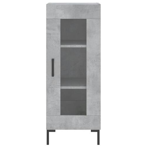 Skænk 34,5x34x90 cm konstrueret træ betongrå