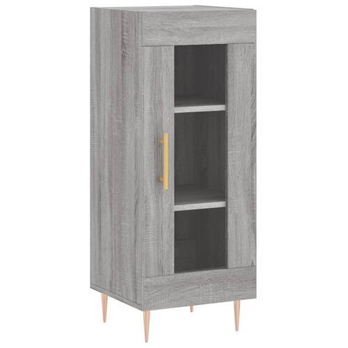 Skænk 34,5x34x90 cm konstrueret træ grå sonoma-eg