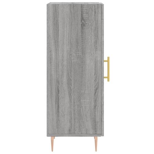 Skænk 34,5x34x90 cm konstrueret træ grå sonoma-eg