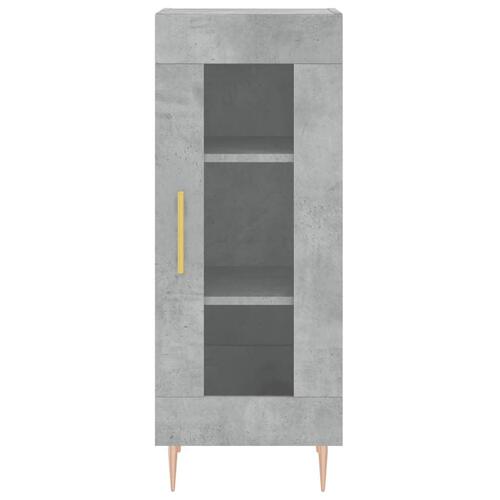 Skænk 34,5x34x90 cm konstrueret træ betongrå