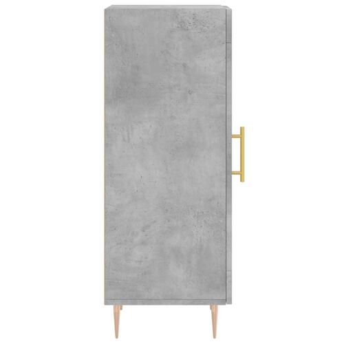 Skænk 34,5x34x90 cm konstrueret træ betongrå