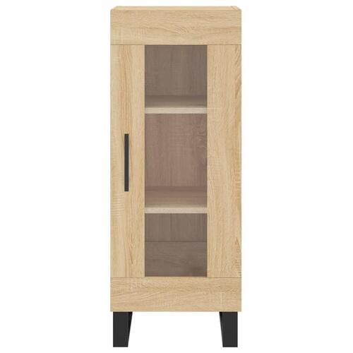 Skænk 34,5x34x90 cm konstrueret træ sonoma-eg