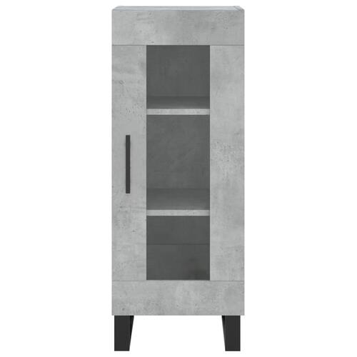 Skænk 34,5x34x90 cm konstrueret træ betongrå