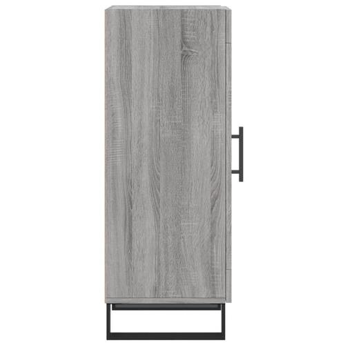 Skænk 34,5x34x90 cm konstrueret træ grå sonoma-eg