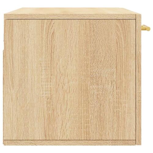 Vægskab 80x36,5x35 cm konstrueret træ sonoma-eg
