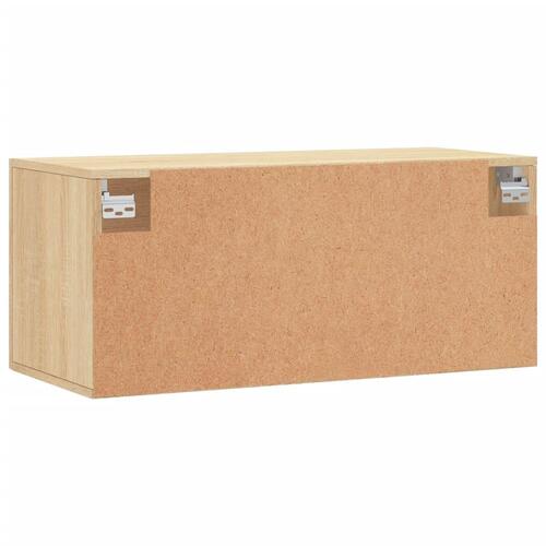 Vægskab 80x36,5x35 cm konstrueret træ sonoma-eg
