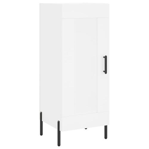 Skænk 34,5x34x90 cm konstrueret træ hvid