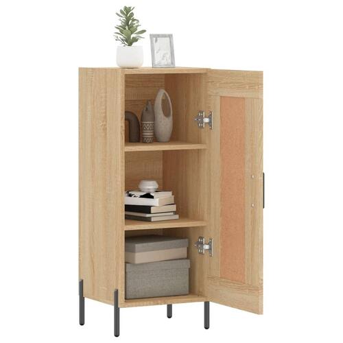 Skænk 34,5x34x90 cm konstrueret træ sonoma-eg
