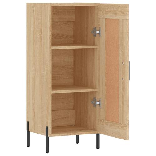 Skænk 34,5x34x90 cm konstrueret træ sonoma-eg