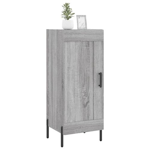 Skænk 34,5x34x90 cm konstrueret træ grå sonoma-eg