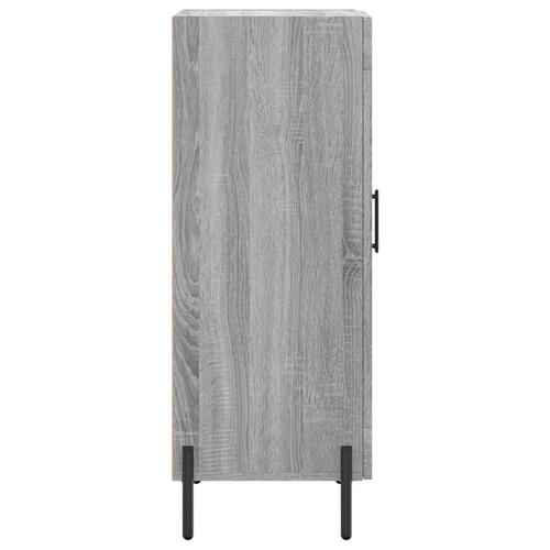 Skænk 34,5x34x90 cm konstrueret træ grå sonoma-eg