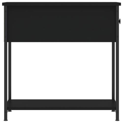 Sengebord 2 stk. 30x60x60 cm konstrueret træ sort