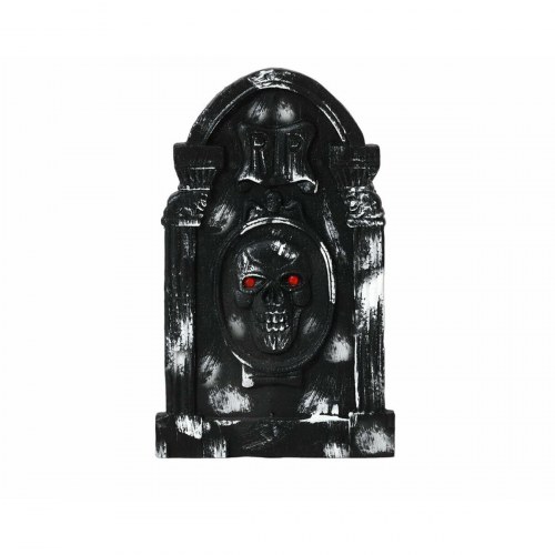 Gravsten med blødende effekt - Halloween dekoration 50 × 31 cm, sort